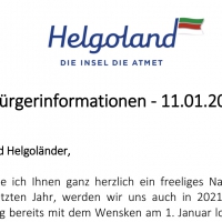 Bürgerinformation 11.01.2021 Snakke me fer